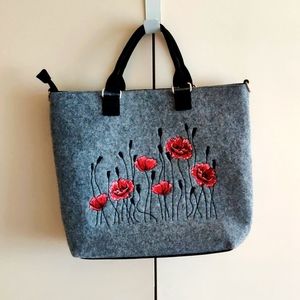 SEKA Felt Shoulder Bag...Make an Offer